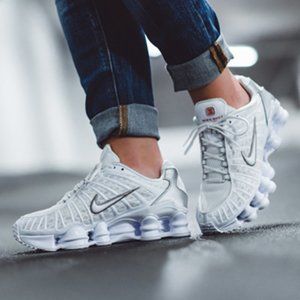 NEW Nike Shox TL White Silver ONLY SZ 7 LEFT!